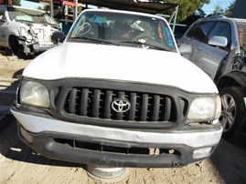 2001 Toyota Tacoma White Standard CAb 2.4L AT 2WD #Z23355